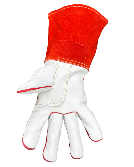 Limited Edition Slickman Red 820 Stick Welding Glove