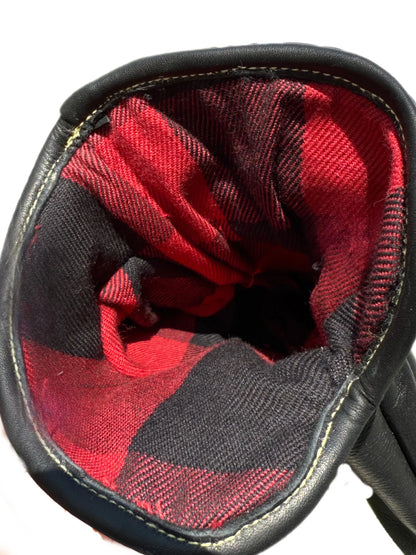Slickman Black 1975 Flannel Lined Winter Gloves