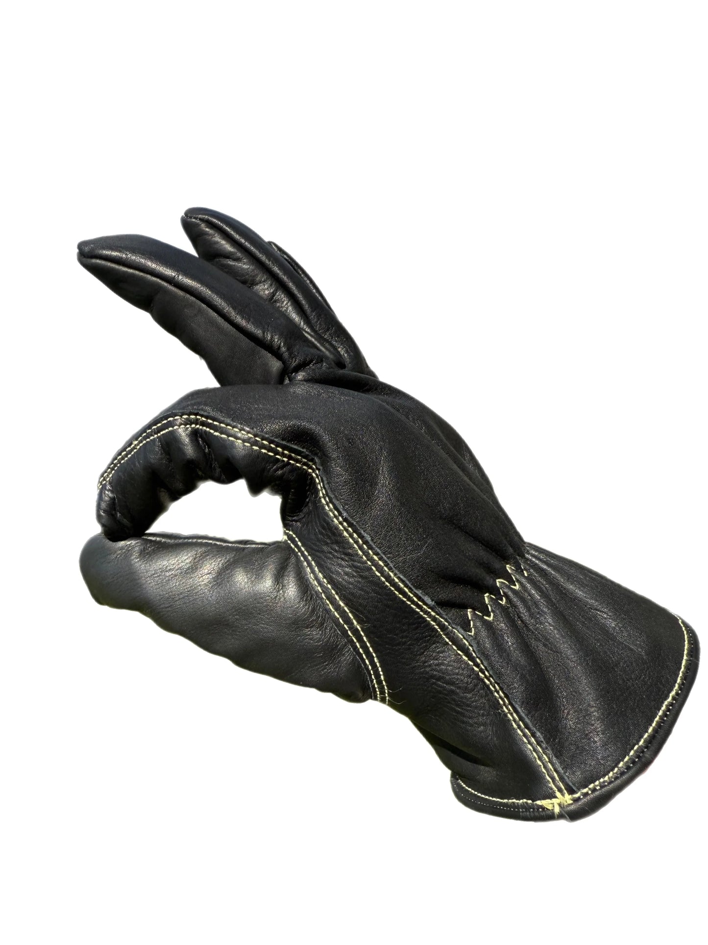 Slickman Black 1975 Flannel Lined Winter Gloves