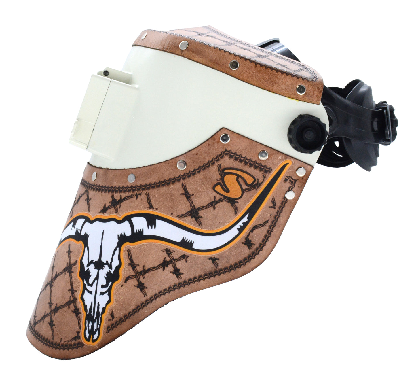 SLICKMAN Welding Hood - Brown Bull
