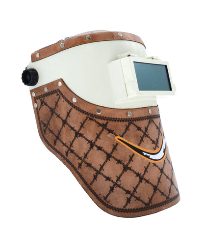 SLICKMAN Welding Hood - Brown Bull