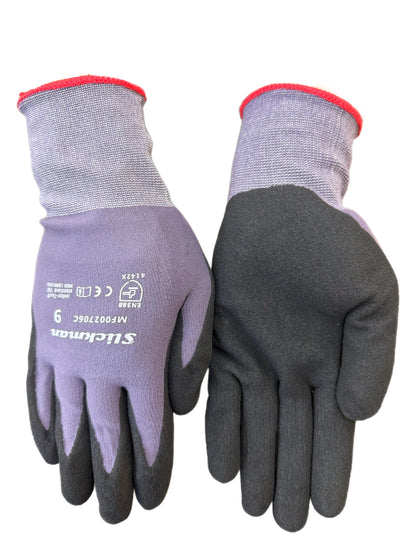 Slickman Nylon Nitrile Dipped Work Gloves