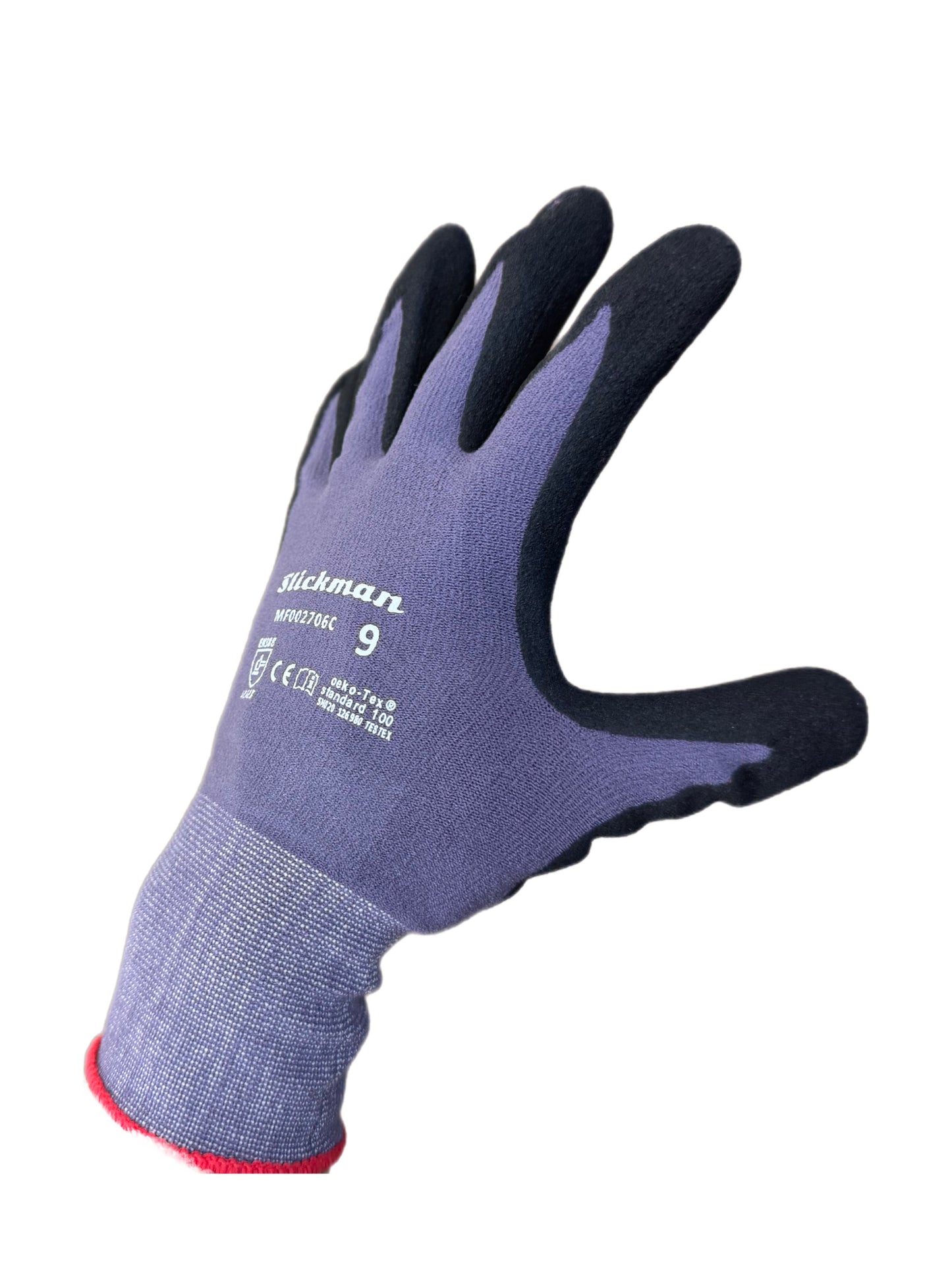 Slickman Nylon Nitrile Dipped Work Gloves