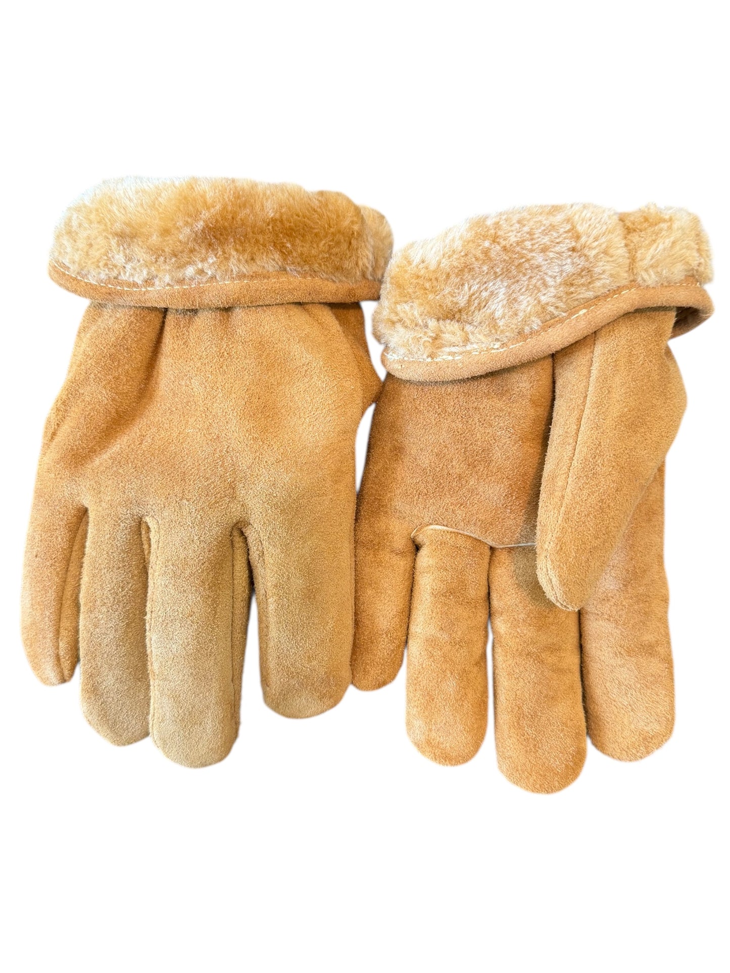 Slickman Vaquero Faux Fur Insulated Leather Glove