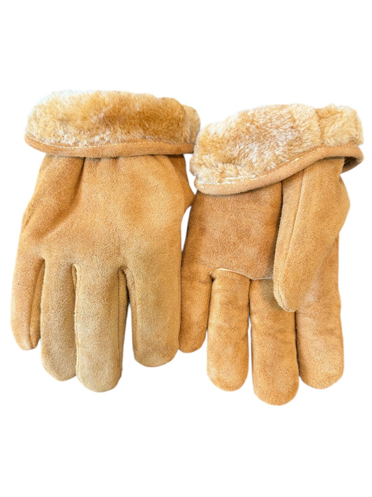 Slickman Vaquero Faux Fur Insulated Leather Glove