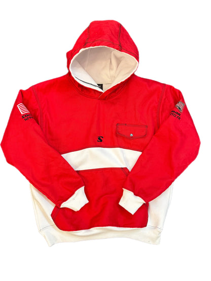 Slickman Red/White FR Dual Layer Hoodie