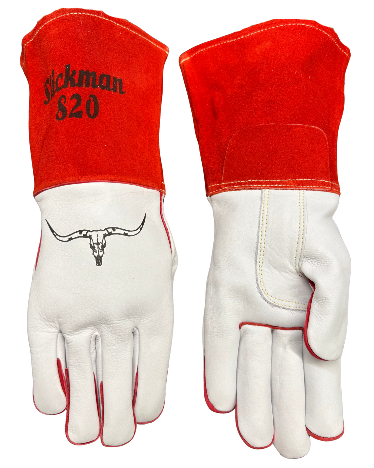 Limited Edition Slickman Red 820 Stick Welding Glove