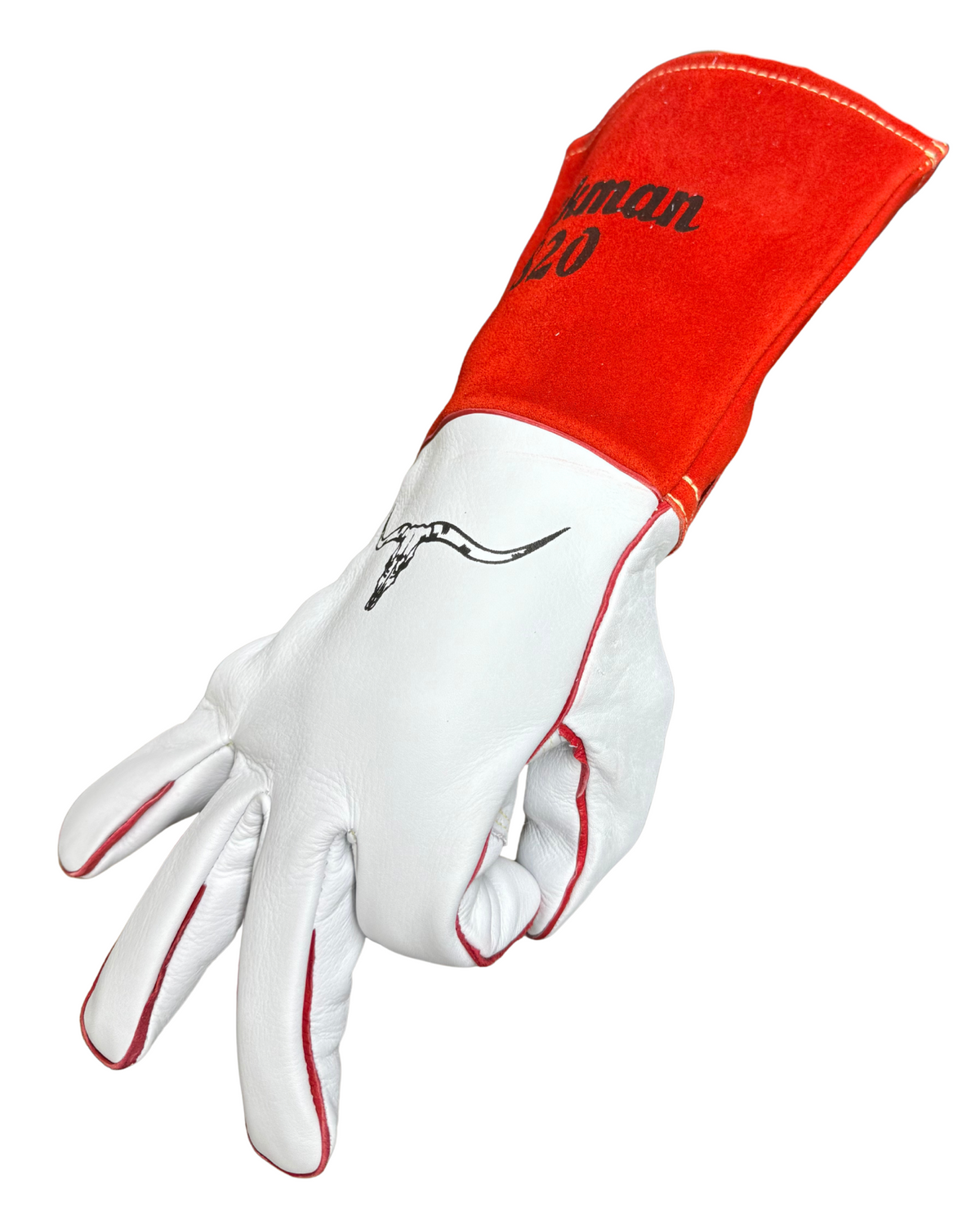 Limited Edition Slickman Red 820 Stick Welding Glove