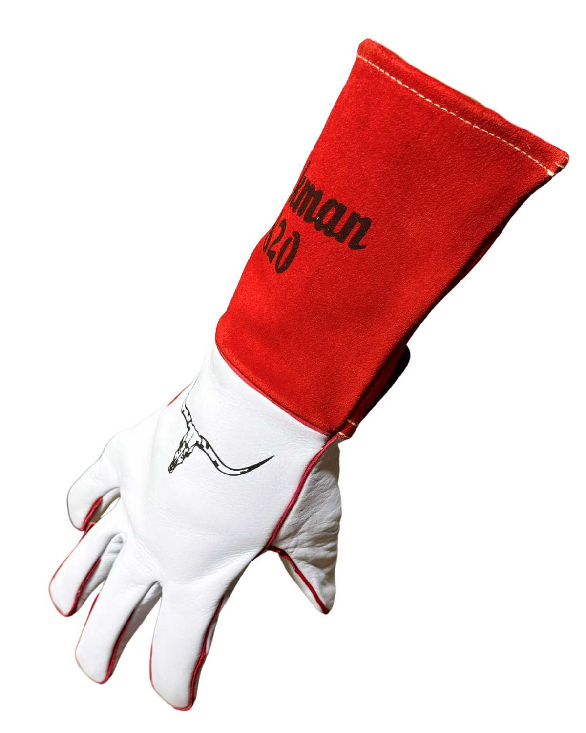 Limited Edition Slickman Red 820 Stick Welding Glove