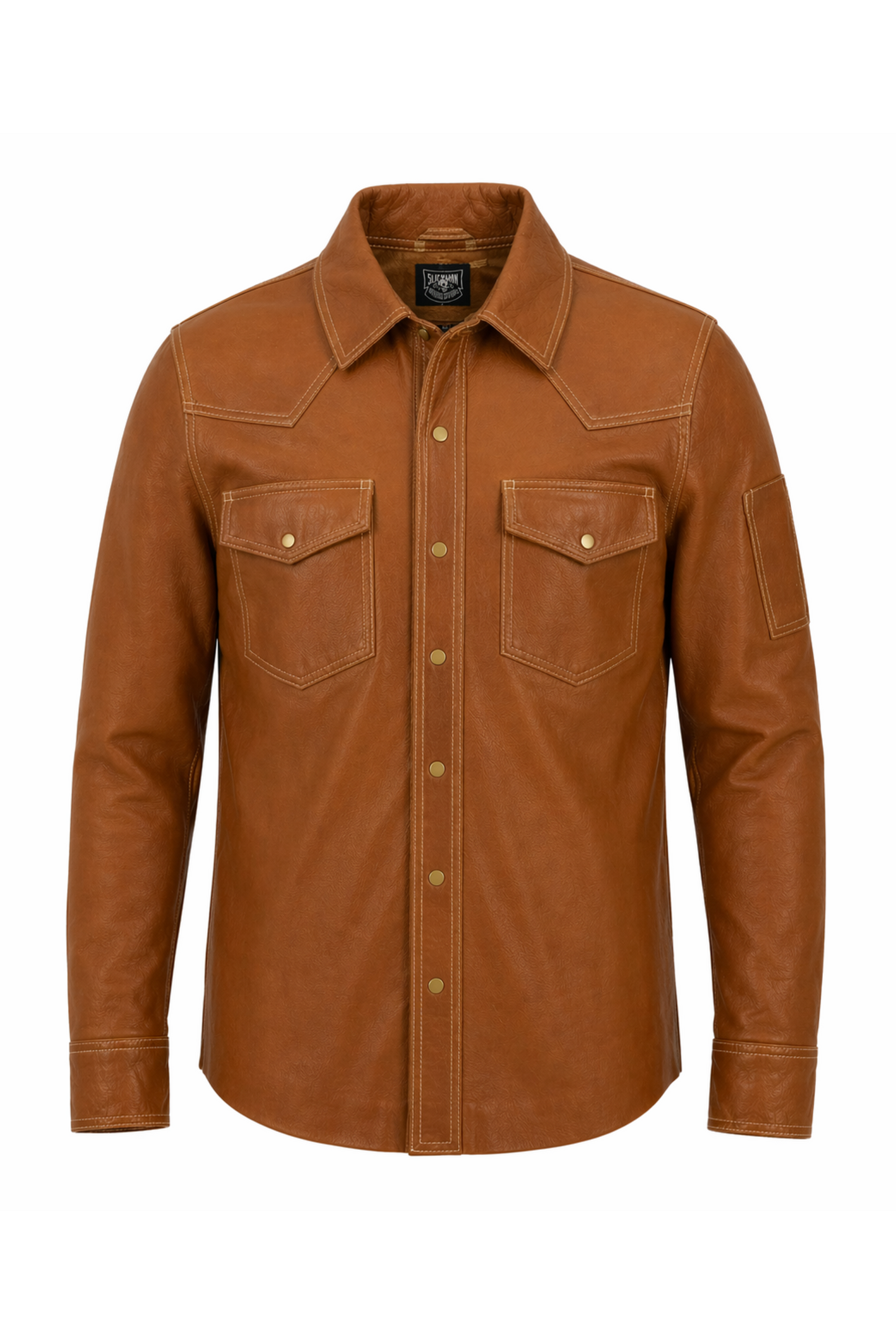 Brown Leather Welding Jacket